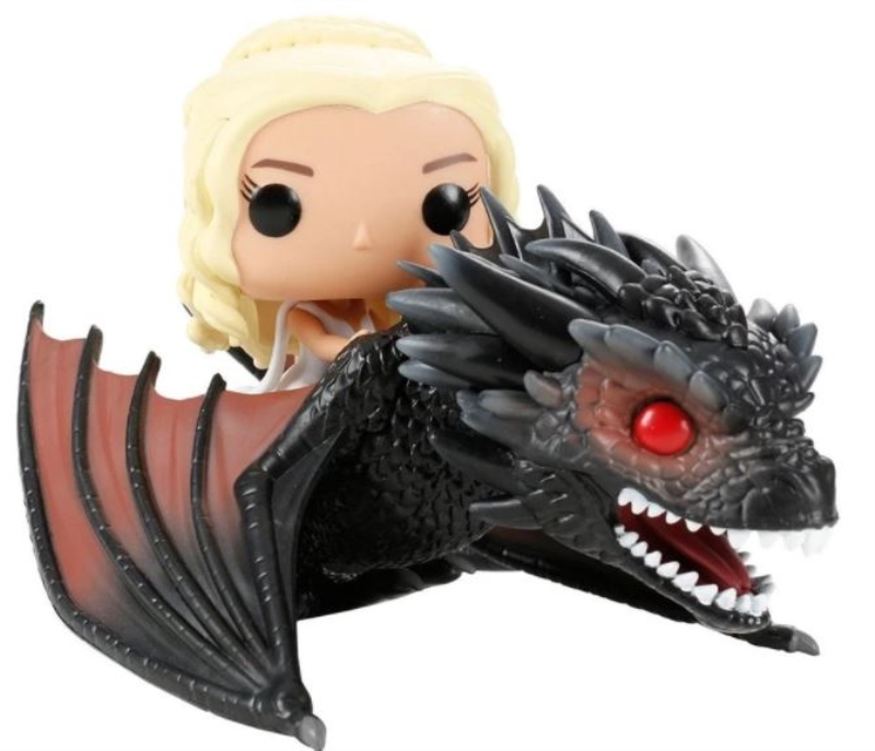 FUNKO ACTION FIGURES FUNKO POP RIDES GOT: DAENERYS W/ DROGON FUNKO ACTION FIGURES FUNKO POP RIDES GOT: DAENERYS W/ DROGON